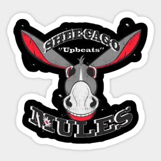 see-cago mules Sticker